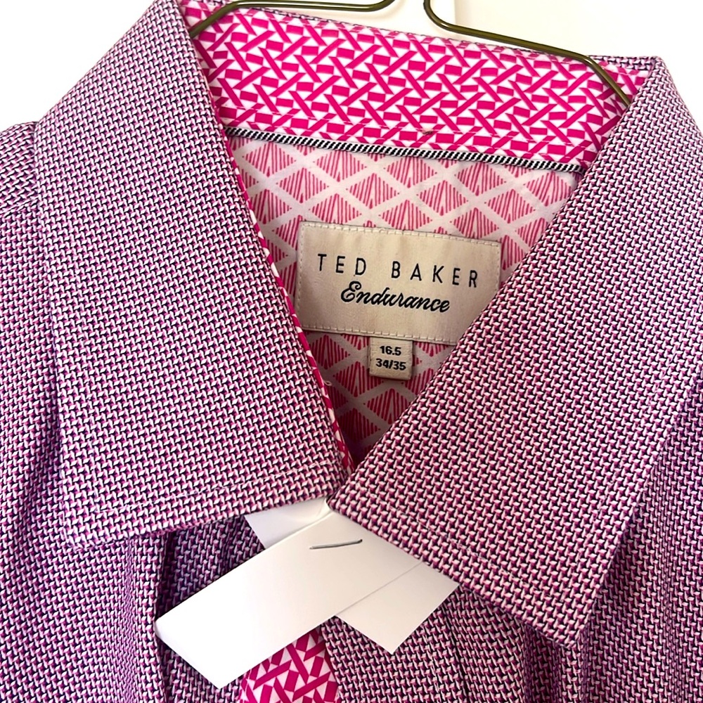 Ted Baker long sleeve summer dress shirt! Perfect for summer weddings, work, HH